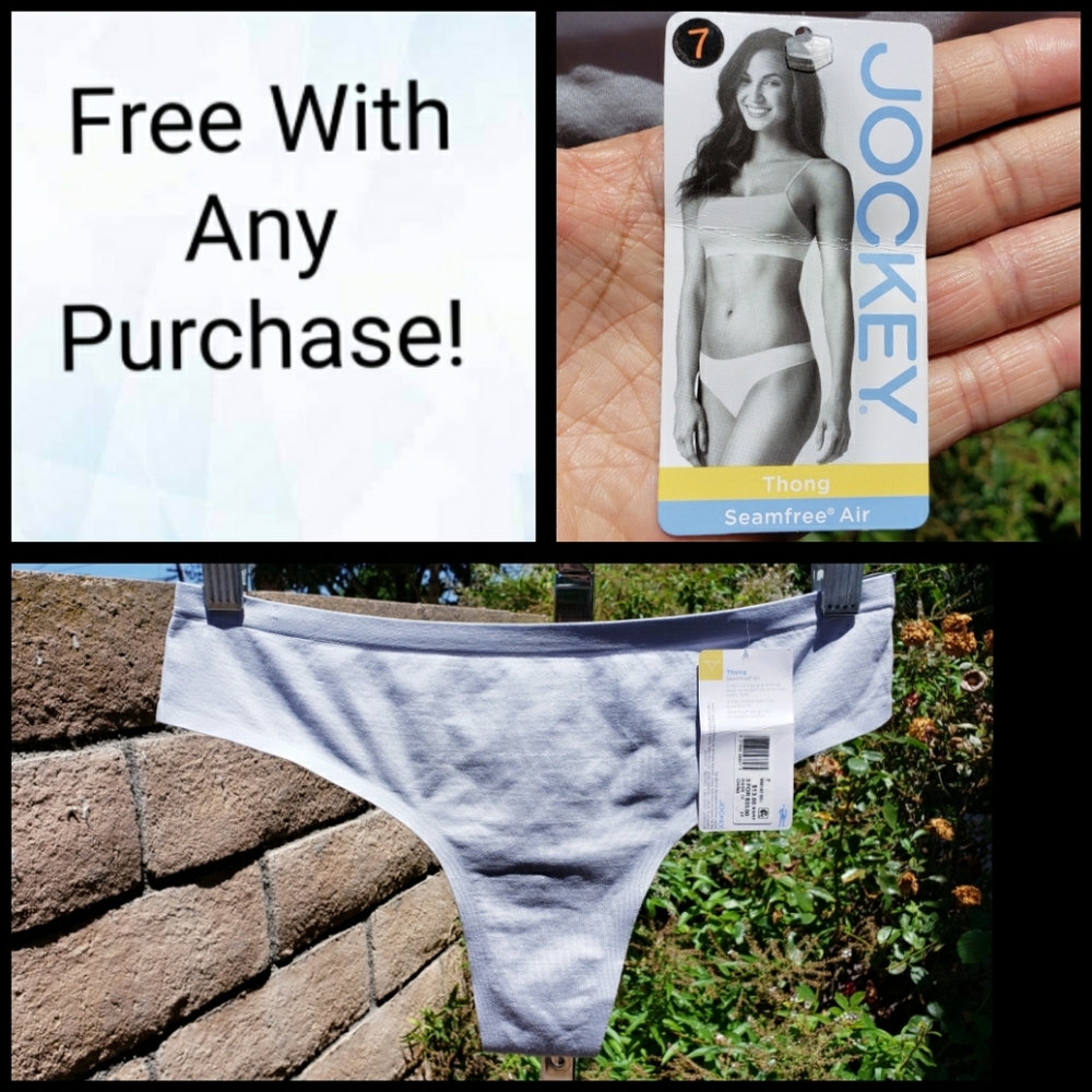 NEW $13 women JOCKEY thong panty SIZE 7